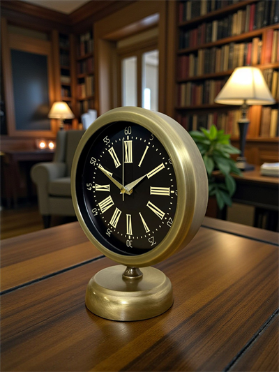 Time Art 25 x 20 Eskitme Metal Masa Saati