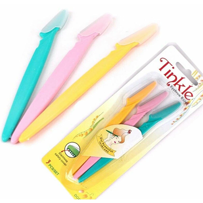 Tinkle Kaş Usturası 3lü Set - Mükemmel Kaşlar İçin Hassas ve Etkili Aracınız