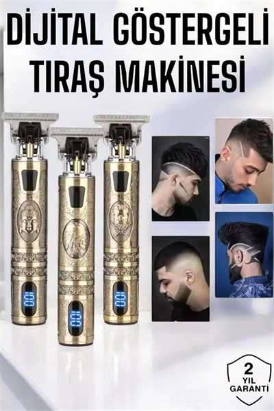 Tıraş Makinesi Çizik Tıraş Paslanmaz Çelik Uzun Ömürlü Şarjlı