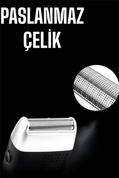 Tıraş Makinesi Islak Ve Kuru Kullanıma Uygun Kablosuz Taşınabilir