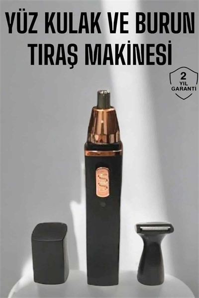Tıraş Makinesi Kulak Burun ve Yüz Temizleyici Şarjlı Mini