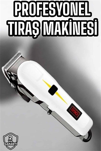 Tıraş Makinesi Profesyonel Saç Ve Sakal Kesme Milim Ayarlı Dijital Göstergeli Yeni Nesil