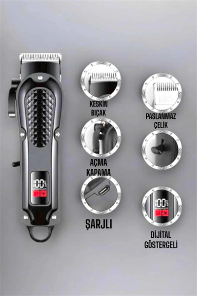 Tıraş Makinesi Taşınabilir Özel Kesim Paslanmaz Çelik Bıçaklı