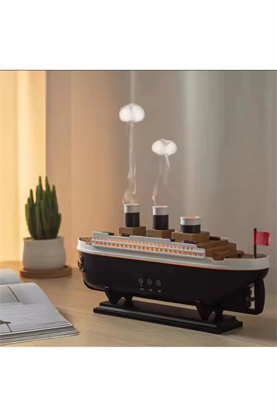 Titanic/Vapur/Gemi Aromaterapi Hava Nemlendirici Kuruluğu Önlemek Için Verimli Gemi Dizaynlı Difüzör