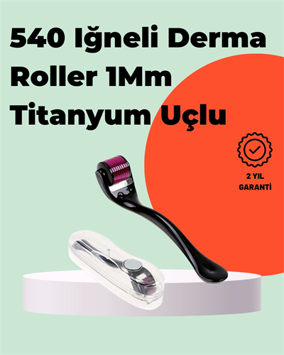 Titanyum İğneli Derma Roller – Evde Cilt Bakımı İçin Uygun