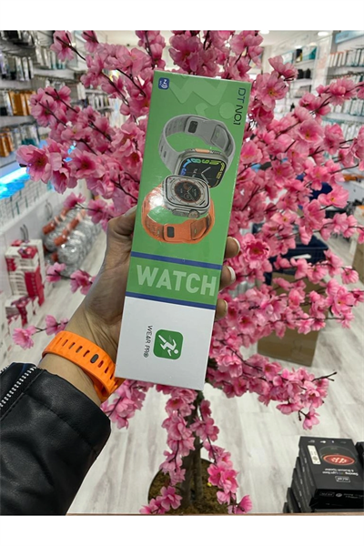 Titanyum Kasa Bluetooth Aramalı Akıllı Saat, Nabız ve Uyku Takibi Özellikli, Siyah Silikon Kordonlu