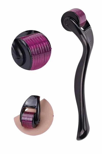 Titanyum Uçlu Derma Roller 540 İğneli 1 mm Gözenek Azaltıcı Akne İzlerine Uygun