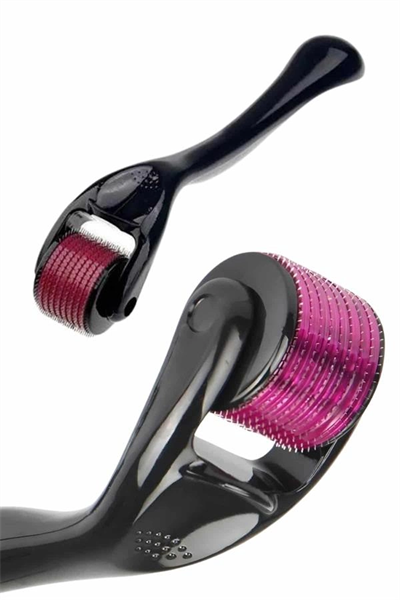 Titanyum Uçlu Derma Roller 540 İğneli 1 mm Gözenek Azaltıcı Akne İzlerine Uygun