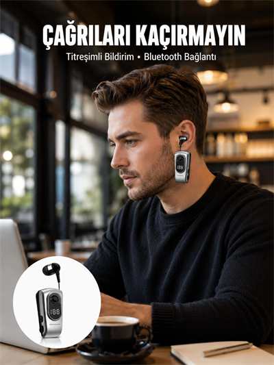 Titreşimli Bluetooth Kulaklık – Hızlı Şarj ve Uzun Bekleme Süresi Yeni Nesil