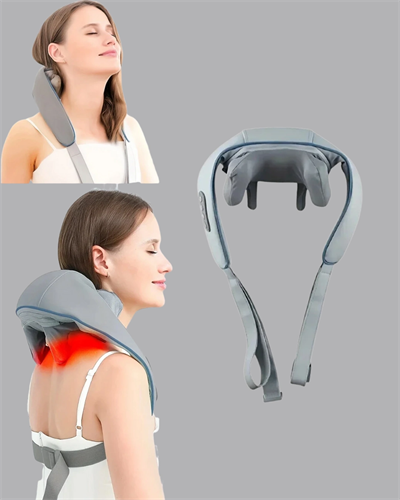 Titreşimli Boyun Masaj Cihazı Isı Terapili Şarjlı VNB-01 Ergonomik U Tasarım