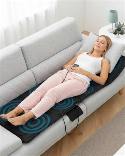 Titreşimli Isıtmalı Masaj Yatağı Sırt Boyun ve Tüm Vücut Rahatlatıcı