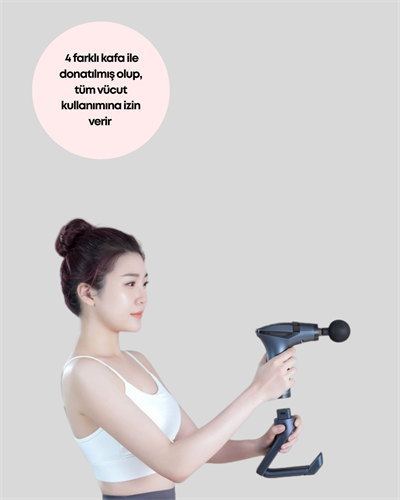 Titreşimli Şarjlı Masaj Aleti 3in1 Fonksiyonel Çok Amaçlı Model