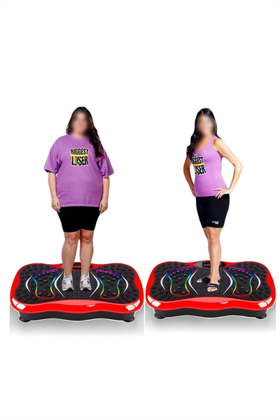 Titreşimli egzersiz plaka fitness tüm vücut spor masaj aleti 50cm siyah renk - Ekipman & Aksesuar