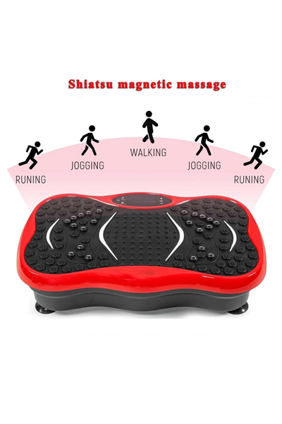 Titreşimli egzersiz plaka fitness tüm vücut spor masaj aleti 50cm siyah renk - Ekipman & Aksesuar