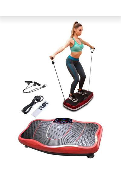 Titreşimli egzersiz plaka fitness tüm vücut spor masaj aleti 50cm siyah renk - Ekipman & Aksesuar