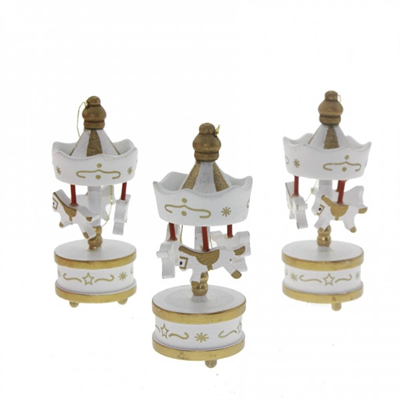 Toptan Dekoratif 6lı Beyaz Mini Atlı Karınca