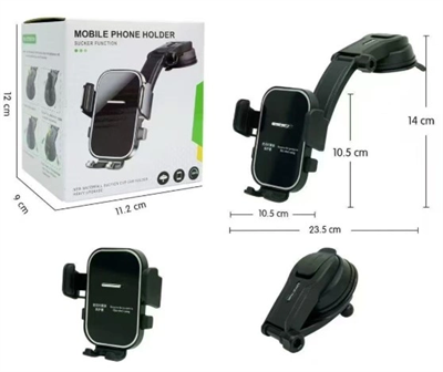 Torpido Üstü Vakumlu Araç Telefon Tutucu Ayarlanabilir Uzun Kollu