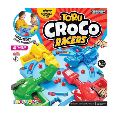 Toru Croco Misket Kapmaca Eğlenceli Aile Kutu Oyunu