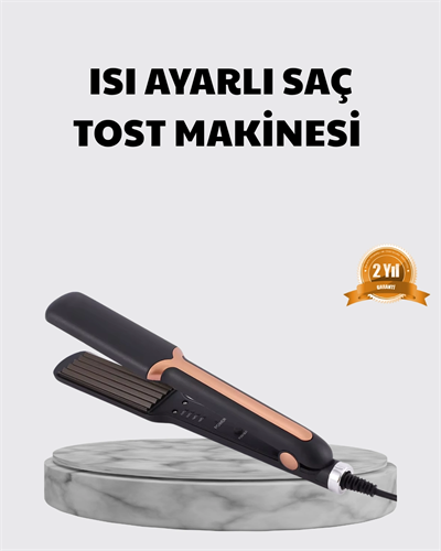 Tost Model Saç Şekillendirici Hızlı Isınan Isı Ayarlı