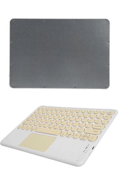 Touchpad Uyumlu Bluetooth Klavye Slim Kablosuz Wifi Q Klavye