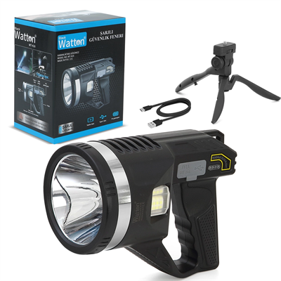 Tripod Şarjlı Güvenlik Feneri Wt-416