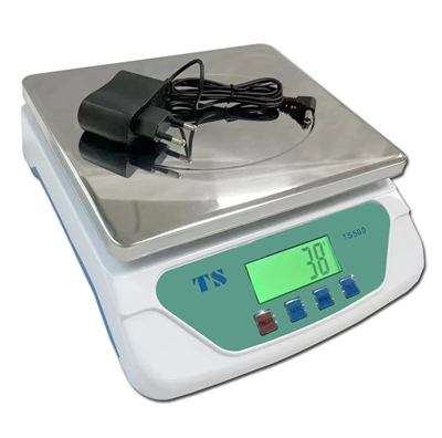 TS-500 Dijital Terazi - LCD Ekran, Dara Alma, Sayım Fonksiyonlu, Yüksek Hassasiyetli Tartım Cihazı