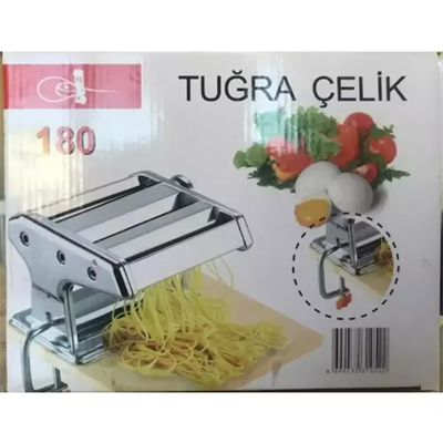 Tuğra Çelik Yerli Erişte Makinesi 180 Mm Bx40