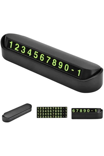 Tüm Araçlara Uyumlu Araç Içi Park Numaratör Oto Araç Numaratör
