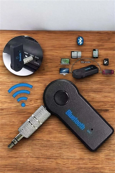 Tüm Araçlara Uyumlu Aux Car Bluetooth Kablosuz Araç Bağlantı Kiti
