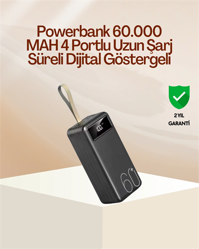 Tüm Cihazlara Uyumlu Çoklu Çıkışlı Powerbank