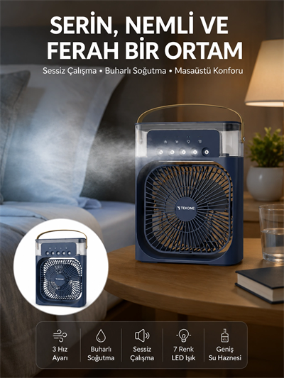 Tüm Gün Kullanıma Uygun Enerji Tasarruflu Fan Yeni Nesil