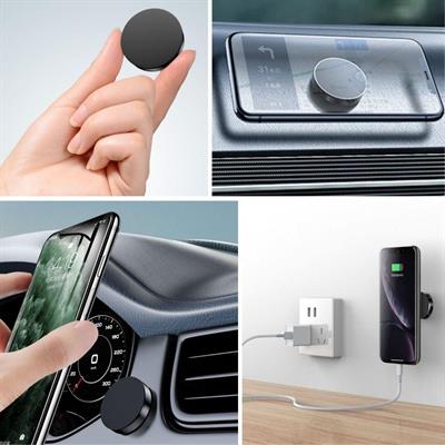Tüm Modellerle Uyumlu Manyetik Araç İçi Telefon Tutucu Çok Amaçlı Güçlü Mıknatıs Tutucu (3936)