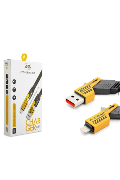 Tüm Telefonlara Uyumlu Cl24 Süper Hızlı 4 In 1 Sarj Kablosu