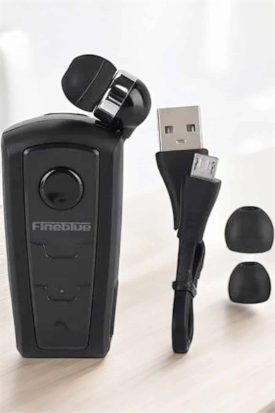 Tüm Telefonlara Uyumlu Mikrofonlu Titreşimli Makaralı Bluetooth Kulakiçi Kulaklık