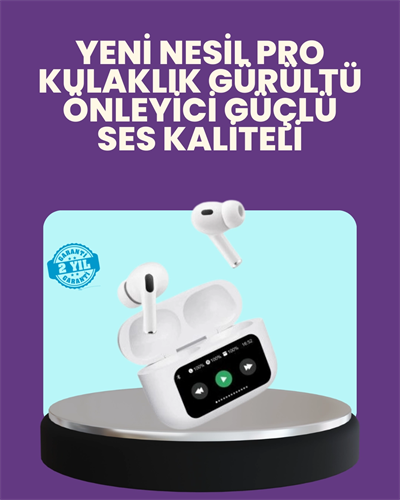 Tüm Telefonlarla Uyumlu ANC Özellikli Dokunmatik Bluetooth Kulaklık