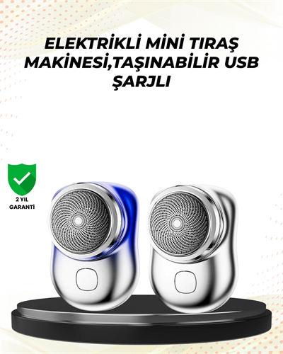 Tüm vücut bölgelerinde kullanılabilen küçük boy tıraş cihazı