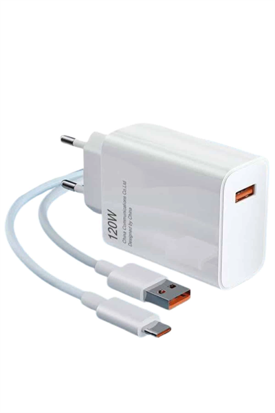 Turbo Hızlı Şarj Destekli 120W USB-C Şarj Seti
