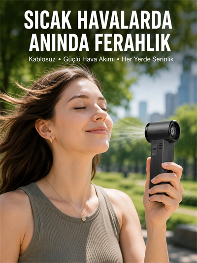 Turbo Motorlu Çok Amaçlı Temizlik ve Soğutma Cihazı Yeni Nesil