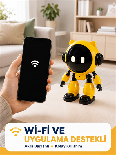 Türkçe Konuşan Yapay Zeka Robotu Çocuklar İçin Eğitici Akıllı Oyun ve Ders Arkadaşı