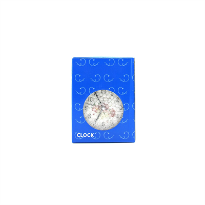Twın Bell Alarm Clock Yuvarlak Masa Çalar Saat Metal Kasa Eskitme Desenli Pilli - Işıklı Çap: 10cm Bgc-52 Herhangi Bir Renk Gönderilir Bx40