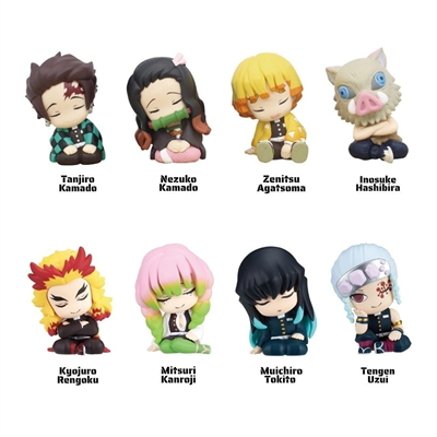 Twinchees Demon Slayer Figürleri Uyuyan Minikler Sürpriz Paket - Stokta Olan Gönderilir