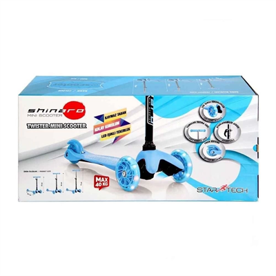 Twist Işıklı Scooter Mavi 40 Kg Kadar