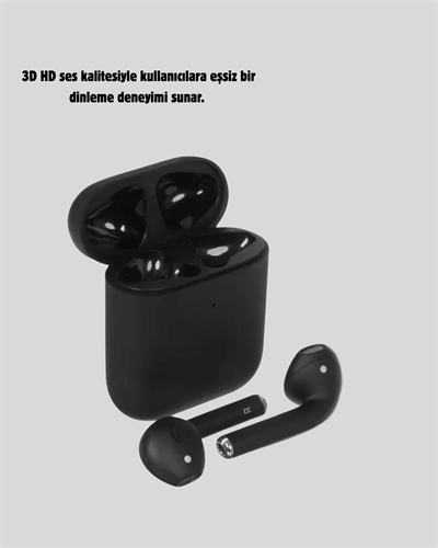 Tws Pro 5 3D HD Ses Bluetooth Kulaklık – Kablosuz, Ergonomik, Şarj Kutulu, Gürültü Engelleme