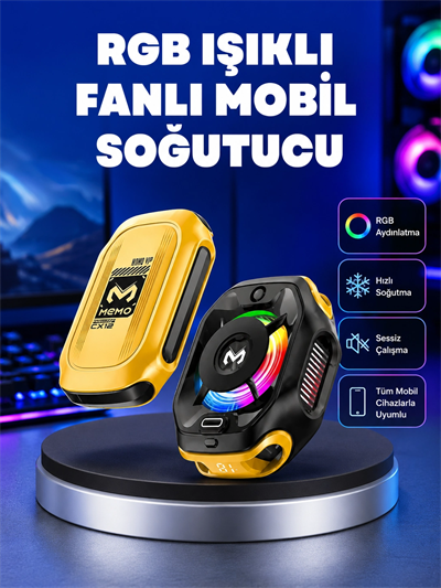 Type-C Girişli AI Modlu Yüksek Performanslı Telefon Soğutucu Yeni Nesil