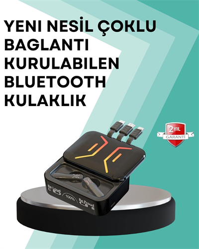 Type-C Girişli Bluetooth Kulaklık – Uzun Bekleme Süresi