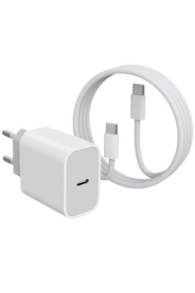 Type-C Hızlı Şarj Özellikli Cihazı USB-C Kablo Dahil