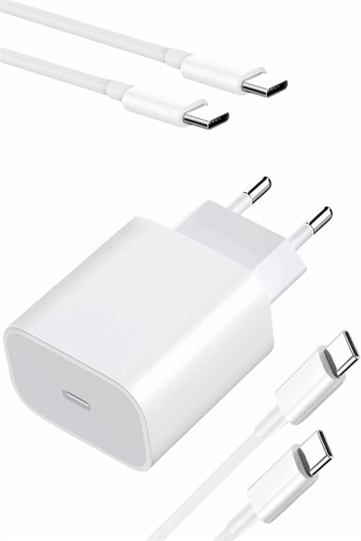 Type-C Hızlı Şarj Özellikli Cihazı USB-C Kablo Dahil