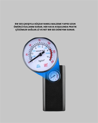 Type-C Şarjlı Güçlü Elektrikli Kompresör Motosiklet Oto Bisiklet İçin Yeni Nesil