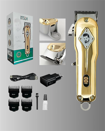 Type-C Şarjlı LCD Ekranlı Profesyonel Saç Sakal Tıraş Makinesi