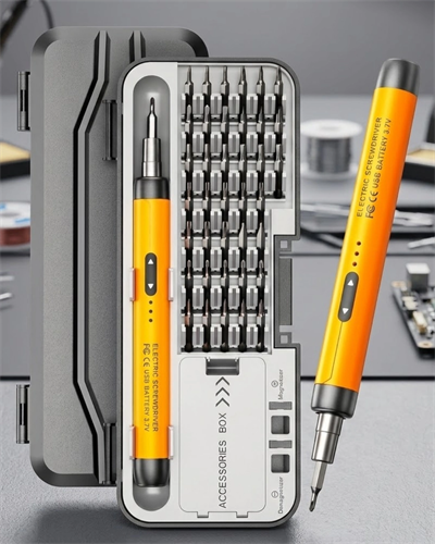 Type C Şarjlı Mini Elektrikli Tornavida 38 Uçlu Manyetik Tamir Kiti